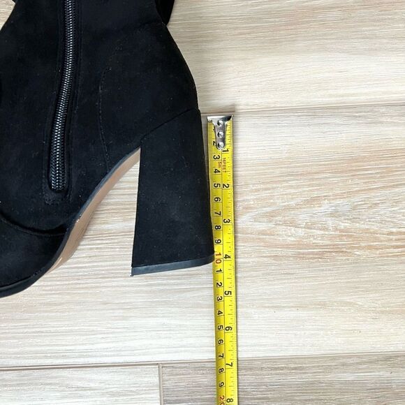 JESSICA SIMPSON Brixten Over The Knee Suede Black Boots Size 6 - Picture 10 of 10